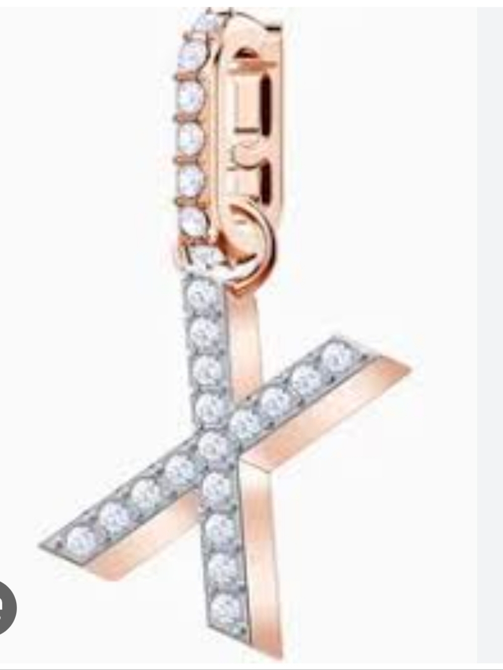 Swarovski 'Remix' X Charm 5440510- New In Box With Tags
